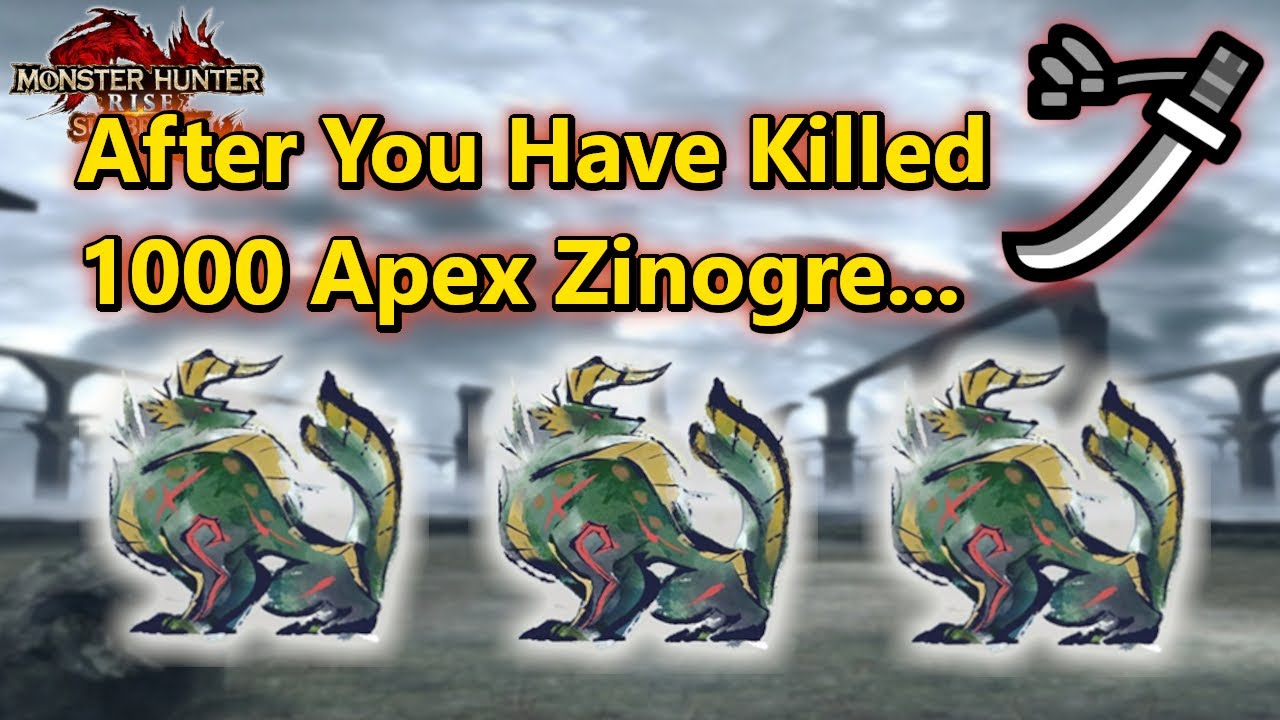 Triple Apex Zinogre Longsword Gameplay Monster Hunter Rise Sunbreak