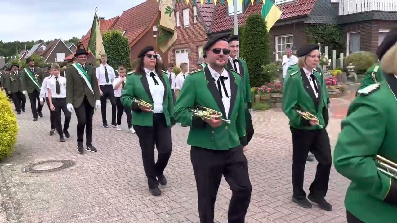 Spielmannszug Haselünne-West || Schützenfest Haselünne Stadtmark-Siedlung 2022 Teil 1 - Festumzug