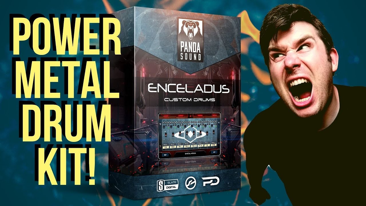 Mix Ready Metal Drum Kit - Enceladus by Panda Sound Demo