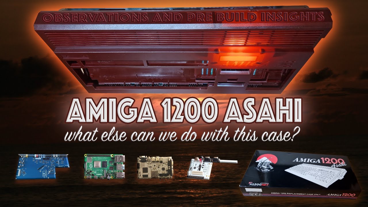 Amiga 1200 Asahi A1200.net Red Case Pre Build Insights