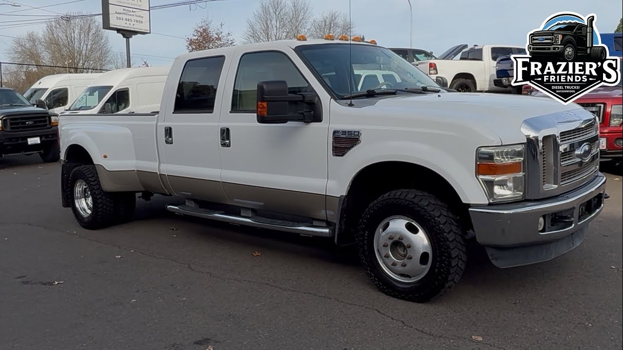 2009 FORD F350 LARIAT SUPER DUTY DUALLY DIESEL 4x4 FraziersFriends
