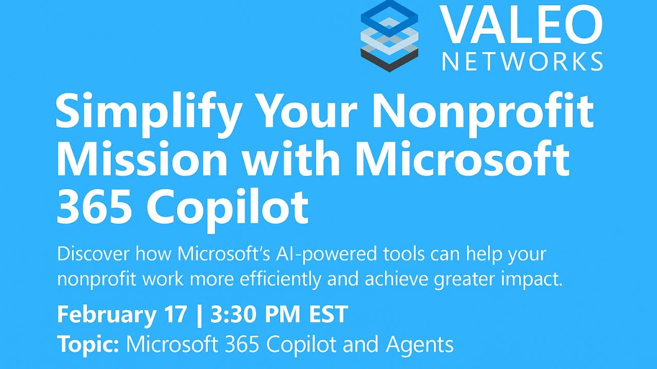 Simplify Your Nonprofit Mission with Microsoft 365 Copilot