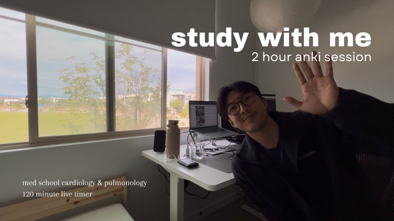 2 HR STUDY WITH ME | Medical Student &ndash; Anki Grind