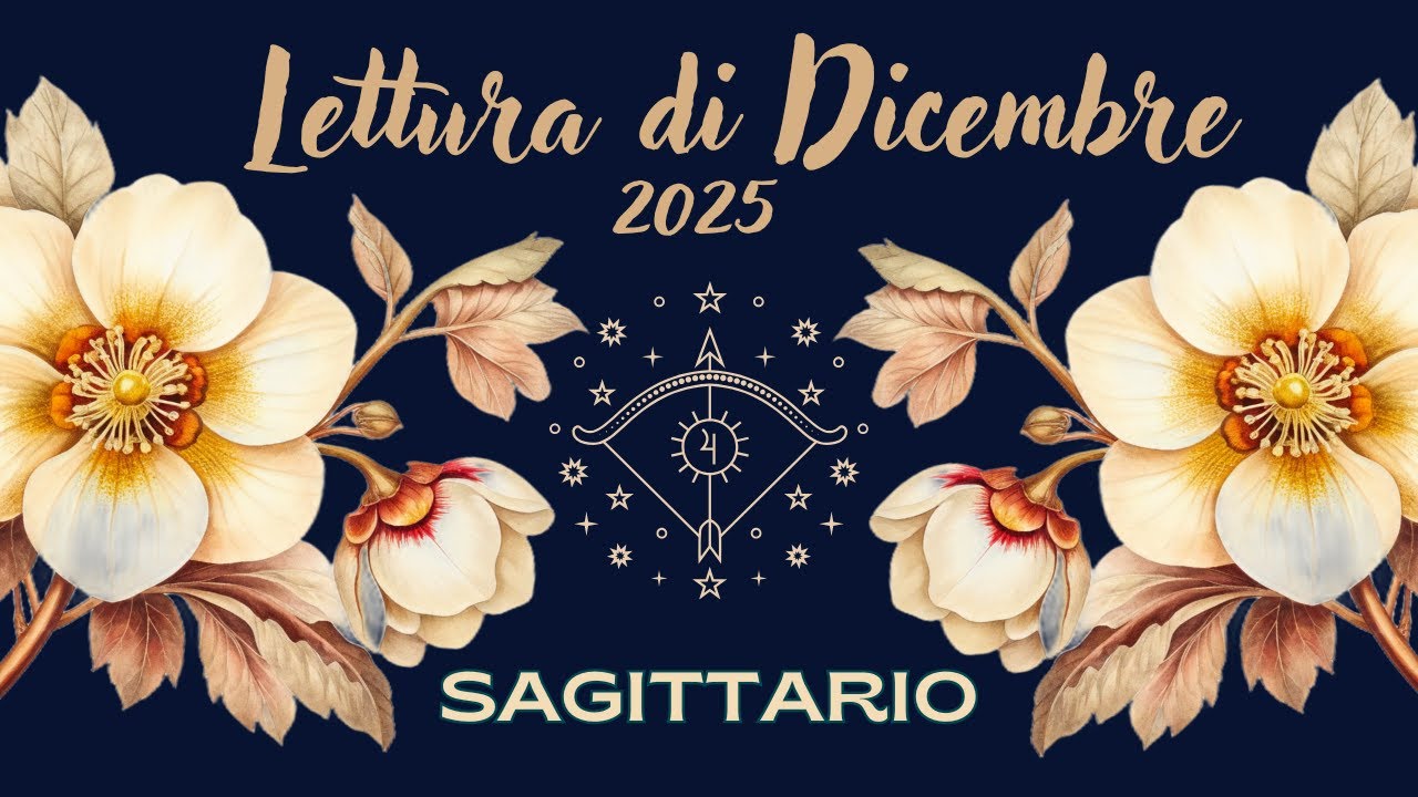 Sagittario♐ ✨Lettura di Dicembre 2025✨