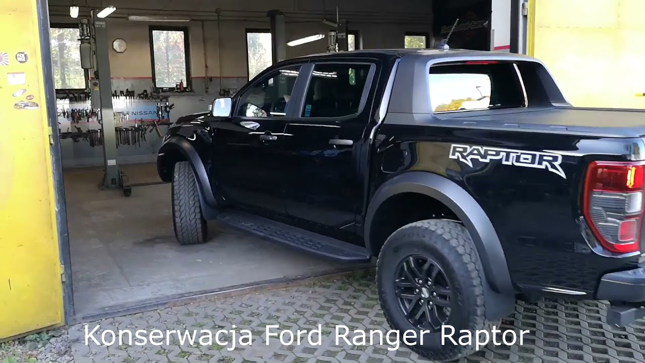 Ford Ranger Raptor 2021  konserwacja nowego samochodu.