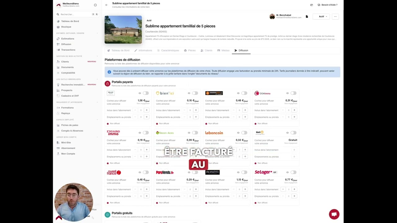 Diffusion MeilleursBiens : Maximisez votre Visibilit&eacute; Immobili&egrave;re 🌐📈