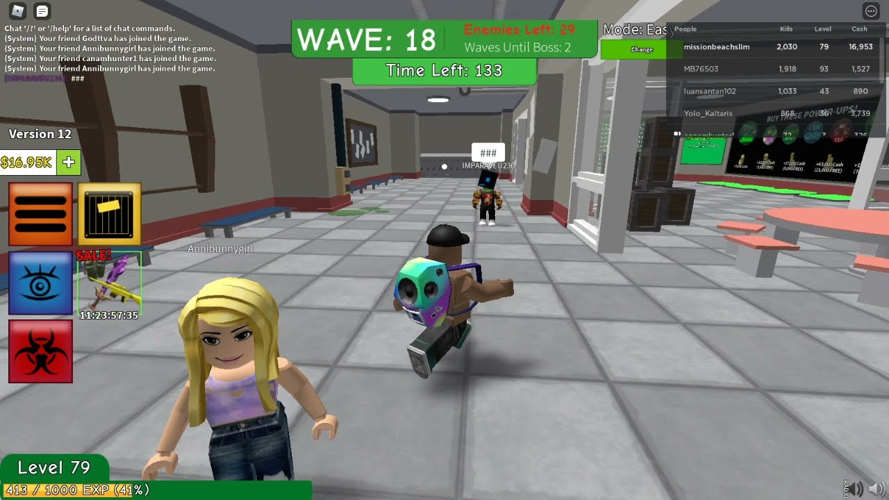 ASMR EATING TWIZZLERS CANDY AND PLAYING ROBLOX ZOMBIE ATTACK PART 12 | ASMR TY