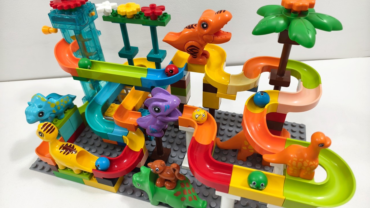 I Lost Control of This Marble Run and Added Dinosaurs