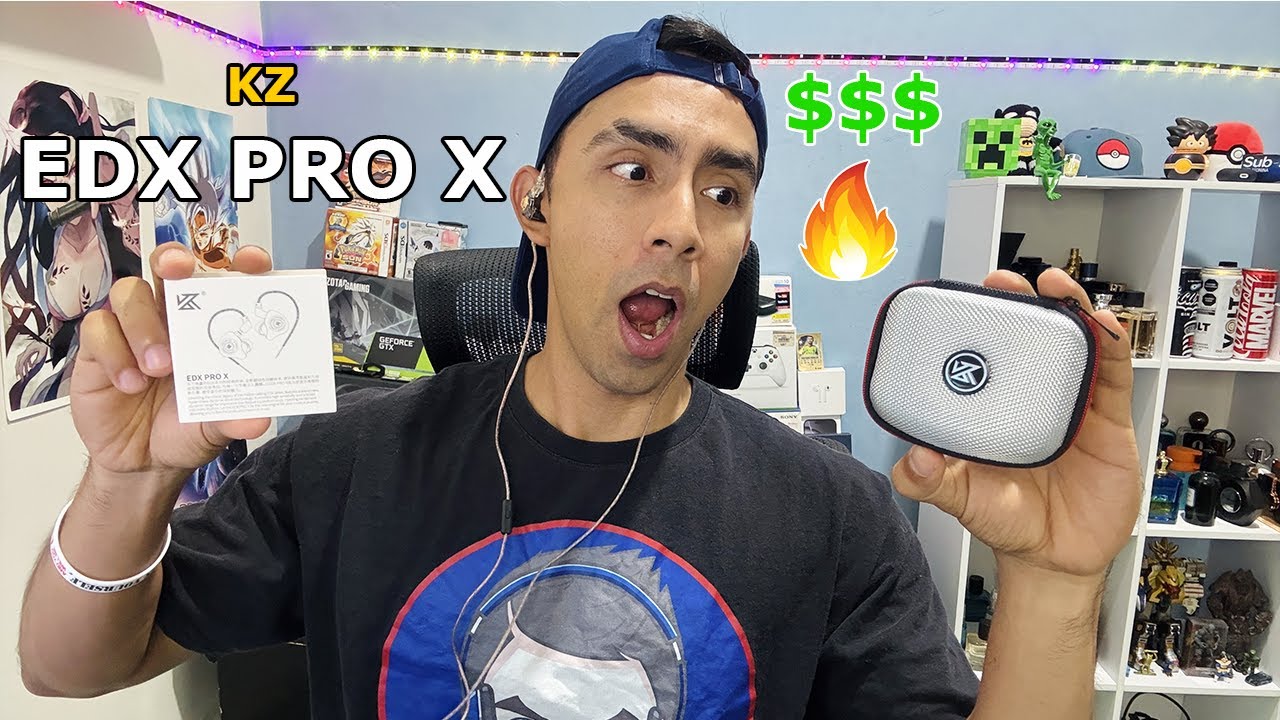 🎧 COMPRÉ LOS MEJORES AURICULARES ECONÓMICOS PARA GAMING KZ EDX PRO X VALEN LA PENA? | UNBOXING 🔥