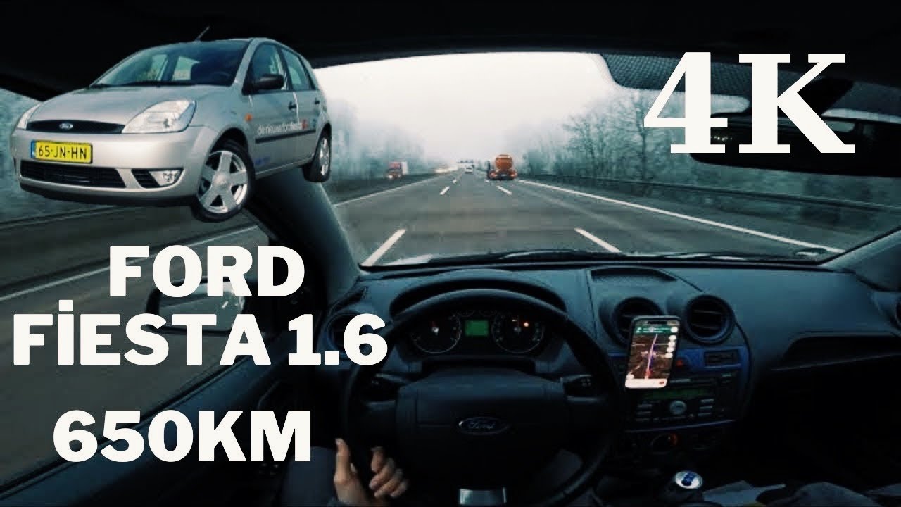 Epic 650 KM Road Trip with Ford Fiesta 1.6 | 4K Driving Enjoyment in Germany! / for Relaxing Sleep