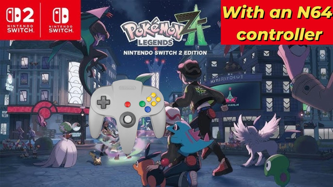 Can you play Pokémon Legends Z-A with an N64 controller???