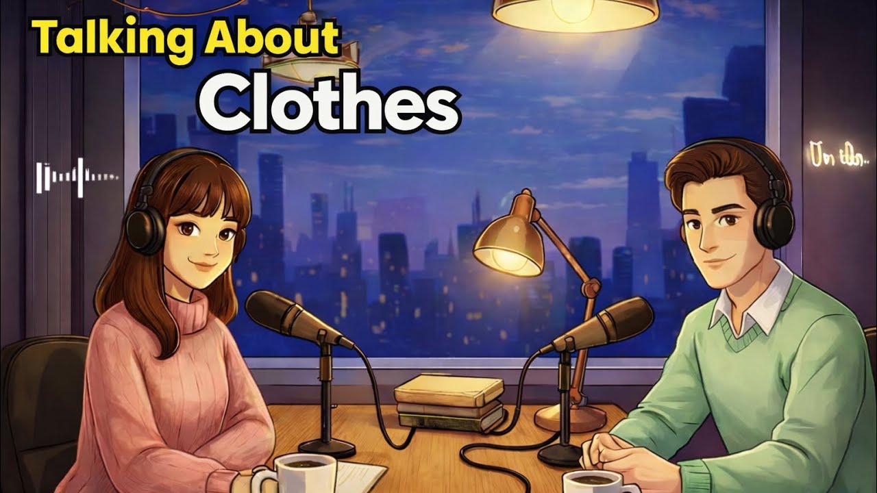 How to Talk About Your Clothes in English | English Conversation Practice