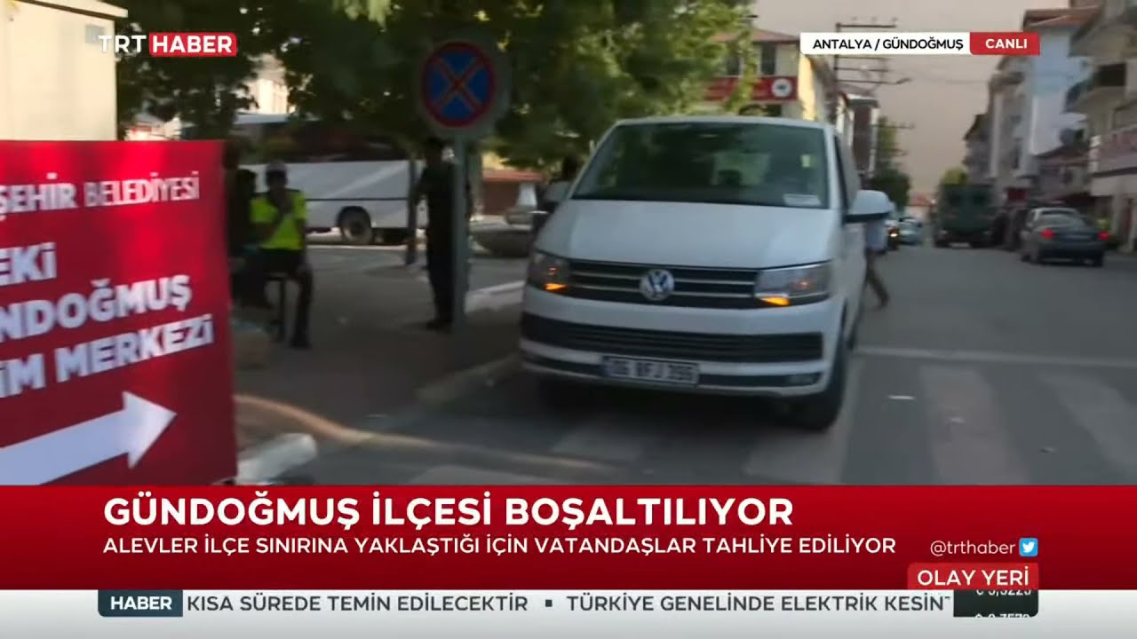 Gündoğmuş İlçesi Boşaltılıyor 2.08.2021 TURKEY