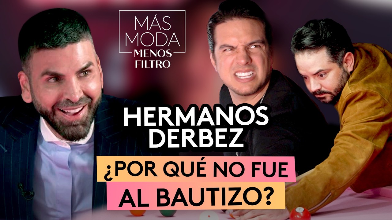 José Eduardo Derbez dice si le tiene rencor a Vadhir por el bautizo de Tessa | Más Moda Menos Filtro