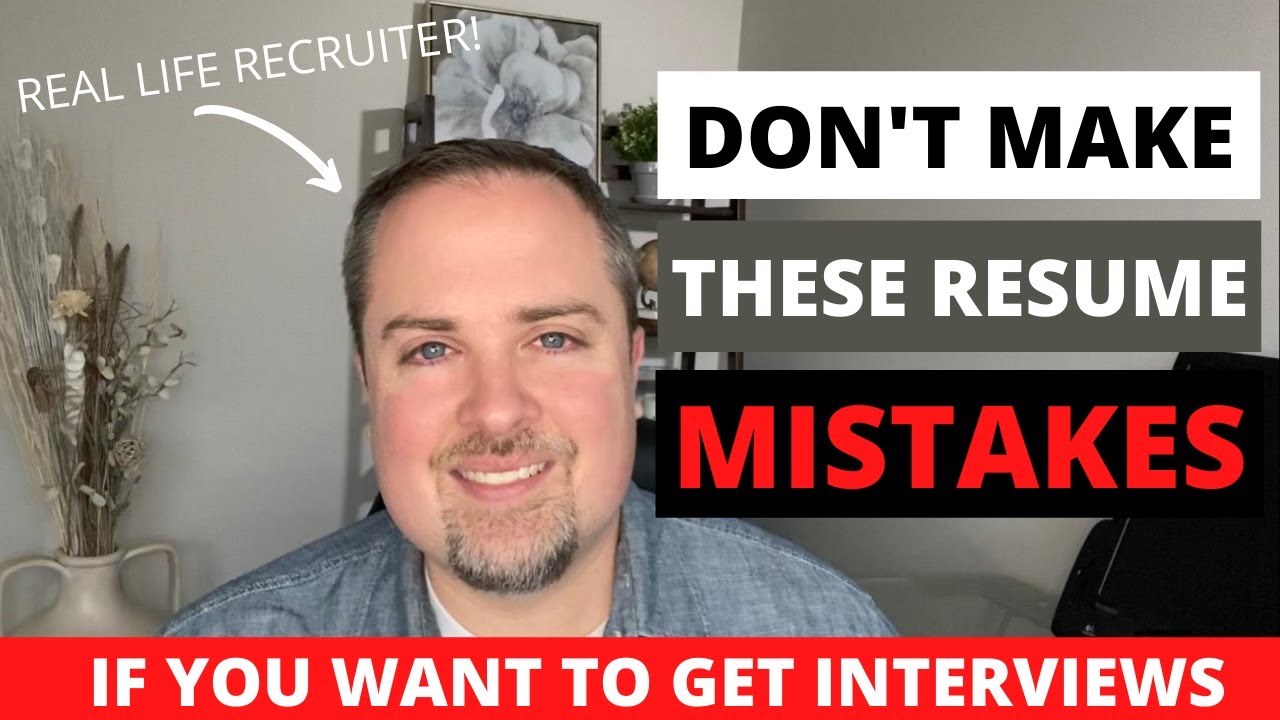 How NOT to Write a Resume - 7 Common Mistakes People Make On Their Resume