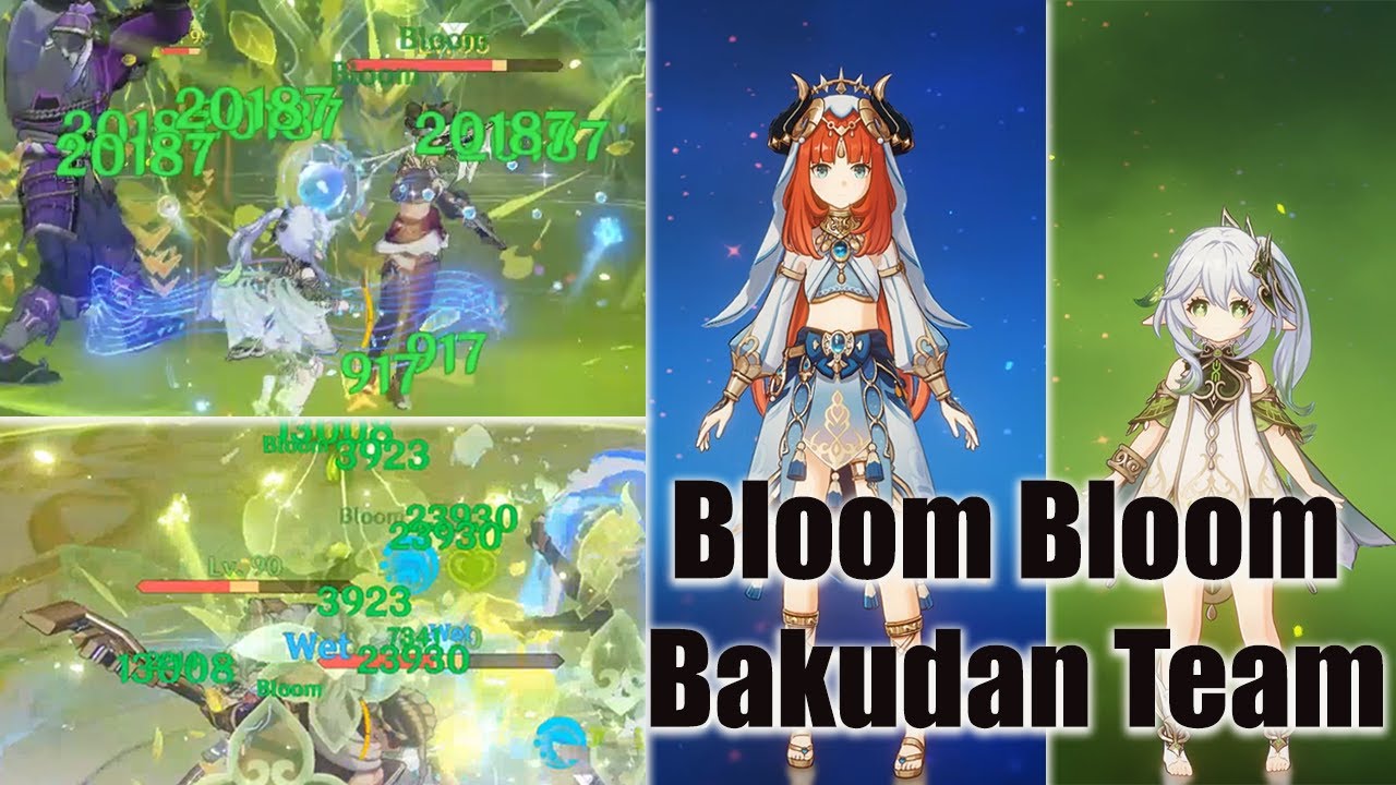 Nahida Nilou Bloom team is way too fun - Genshin impact 3.2