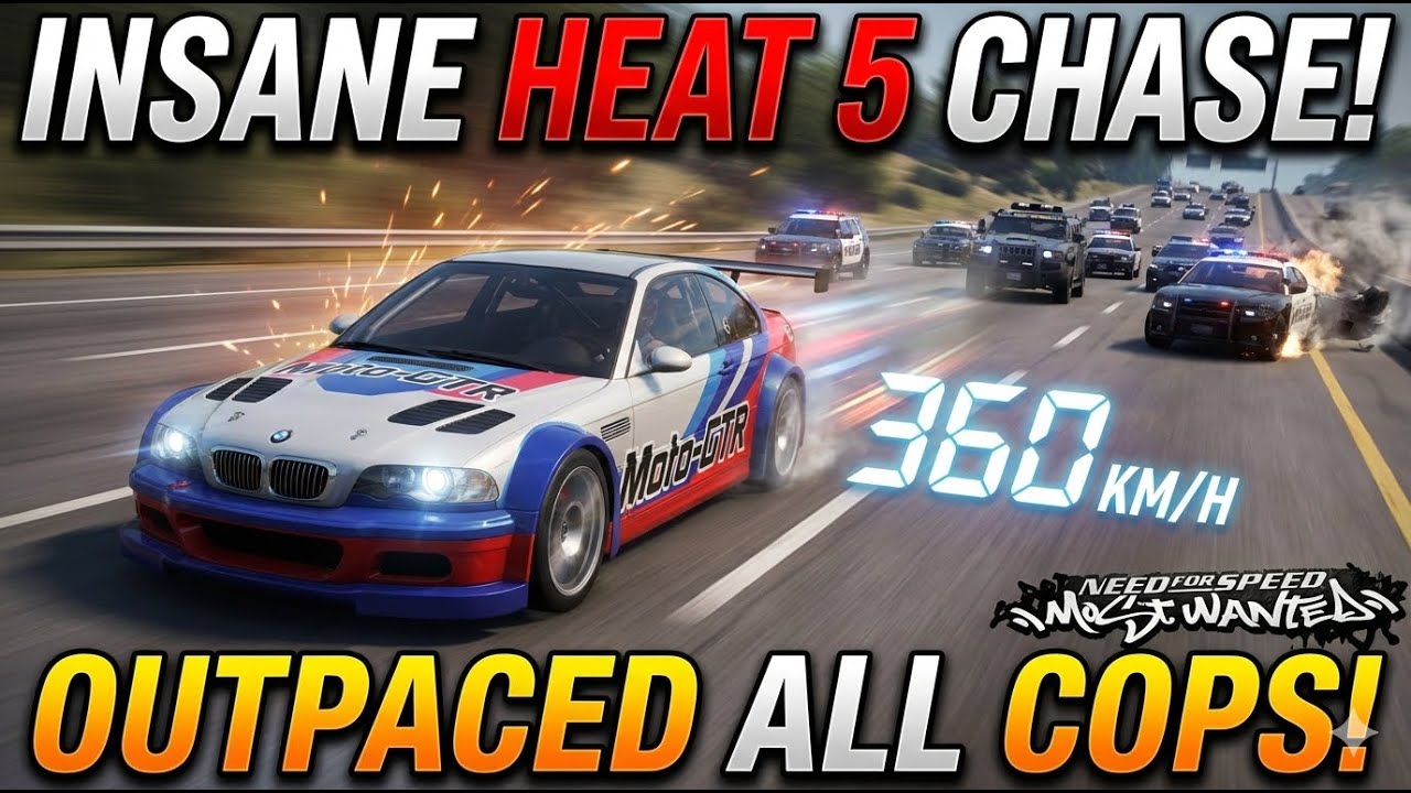 IMPOSSIBLE ESCAPE: M3 GTR vs. Heat 5 @ 360km/h