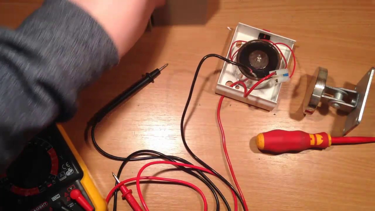 Alarme Incendie - TEST VEM Ventouse Electromagnetique 24VR 70mA