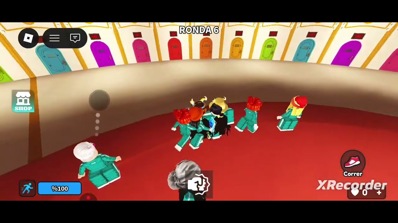 jugando juego del calamar mingle 