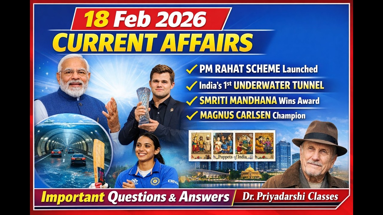 🔥 Daily Current Affairs 2026 | Important Questions for UPSC SSC Railway | Dr Priyadarshi Classes