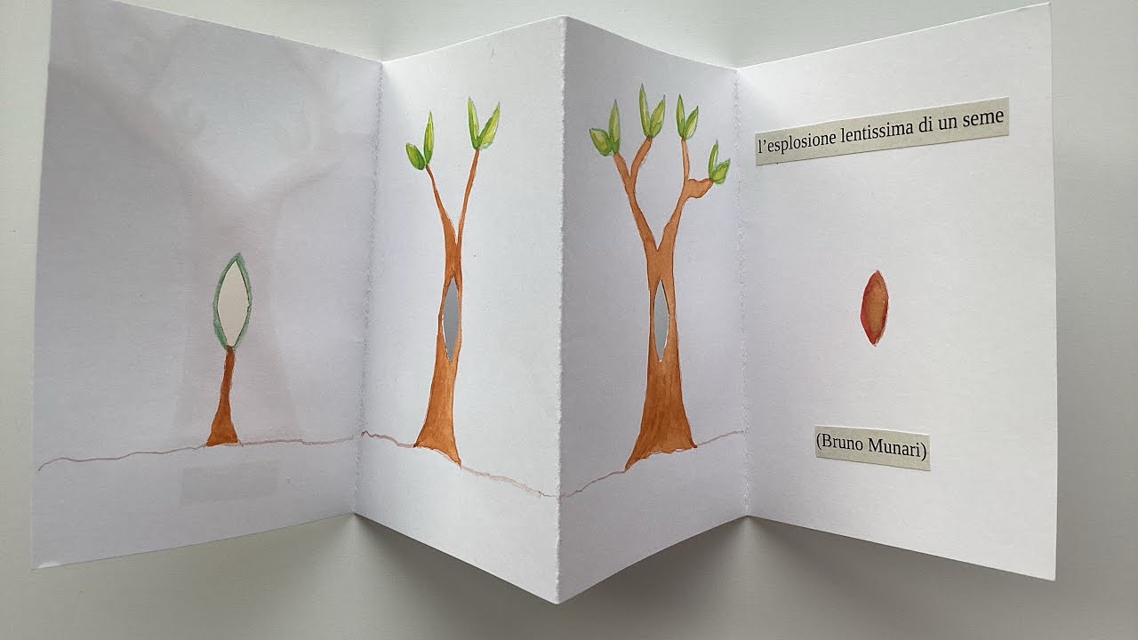 “L’Albero” 🌱🌳 Leporello per apprendere | Tutorial #farelibri #diy #school