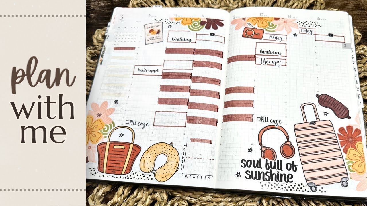 Weekly Plan With Me | Pre-Vacation Planning Week | Sterling Ink Common Planner Setup
