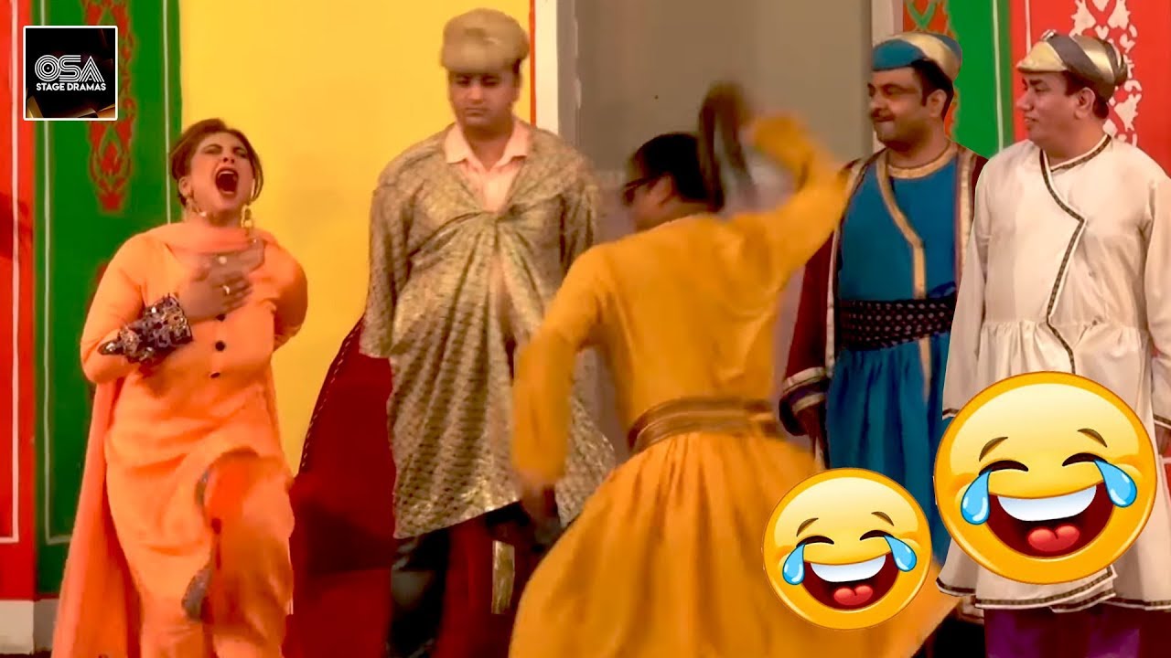 MAHNOOR KO MARA II NASIR CHINYOTI 2019 New Stage Drama Best Comedy Clip😂