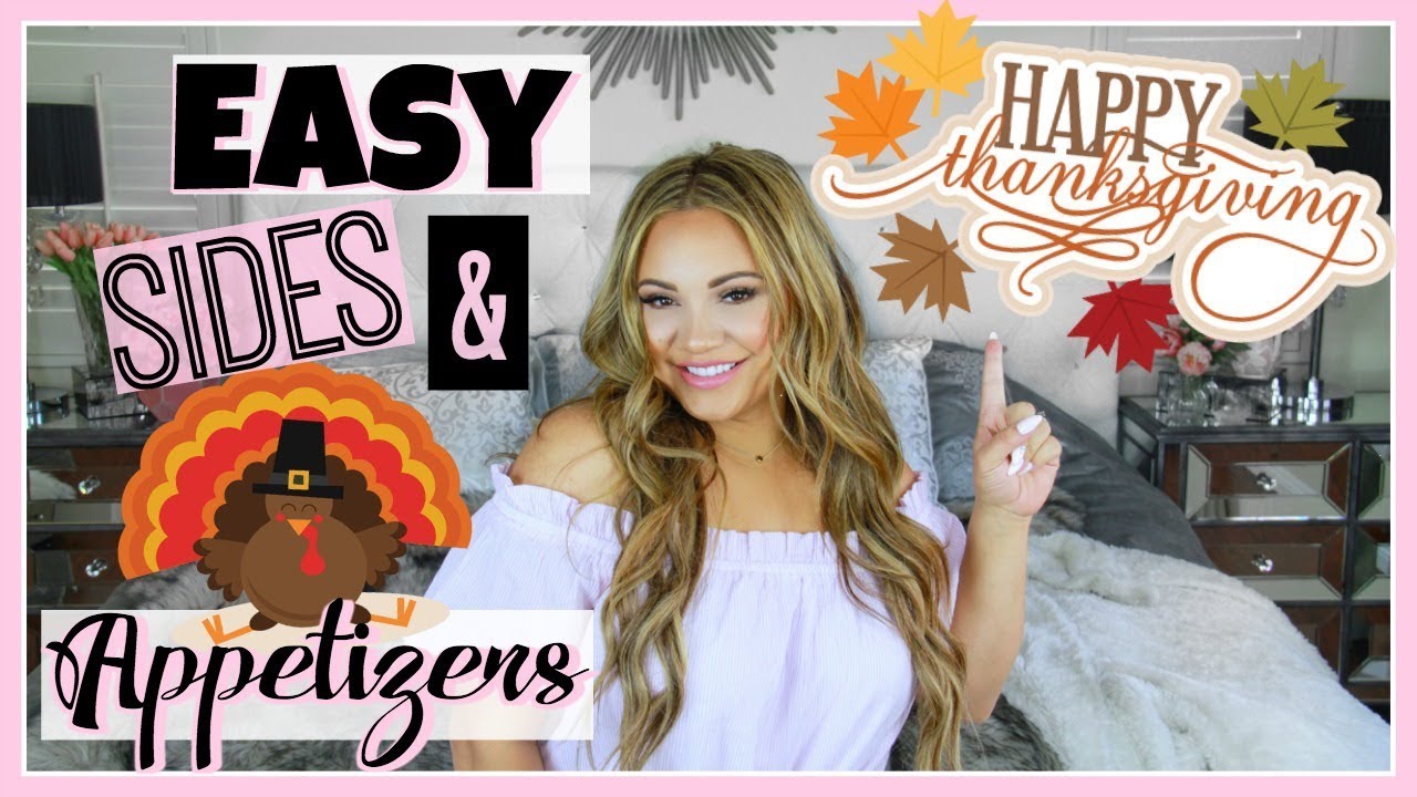 Easy THANKSGIVING Recipes! Sides & Appetizers🦃