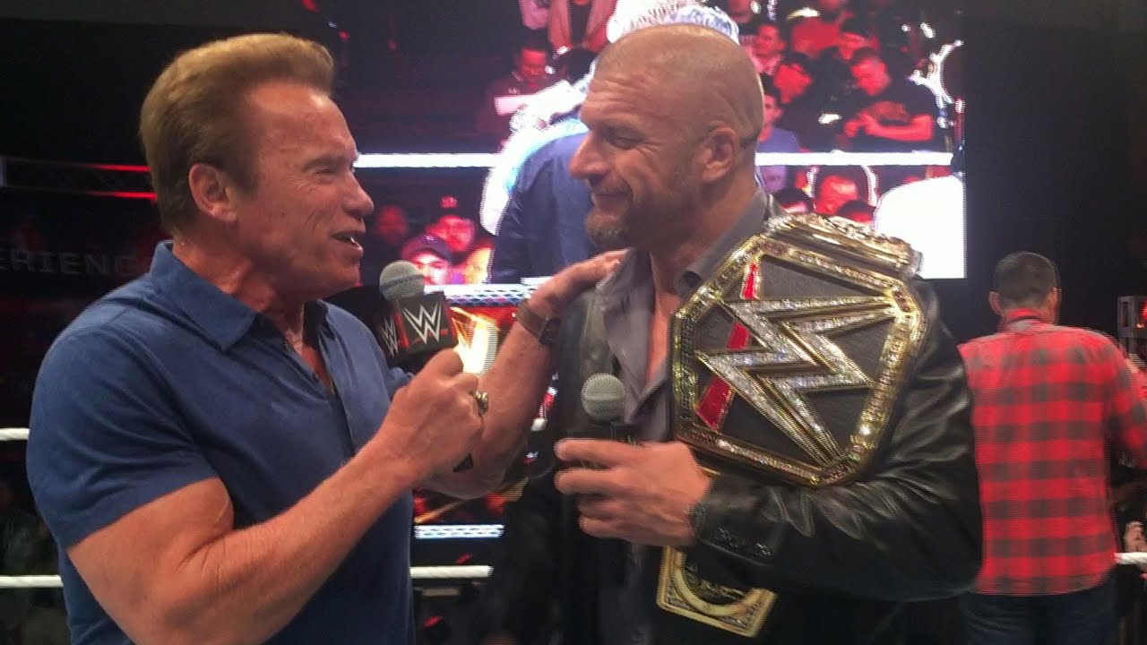 Triple H & Arnold Schwarzenegger do Q&A at Arnold Sports Festival: March 5, 2016