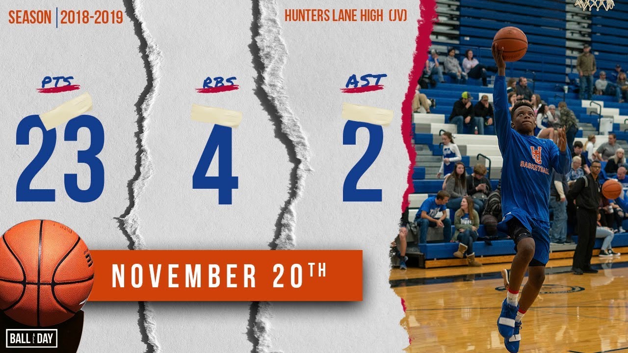 Asa Hardyway Hunters Lane vs. McGavock - Full Highlights | 2018.11.20 | 23 Pts in First JV Game
