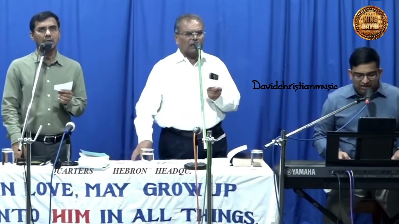 Bro.Chandra Singing Song In Hebron _ Papinesuva Aadharinchuma #hebronsongstablavideosdavid