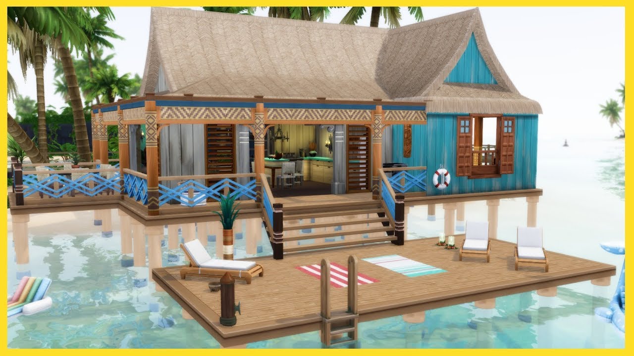 Sims 4 Hausbauvideo: stromloses Strandhaus