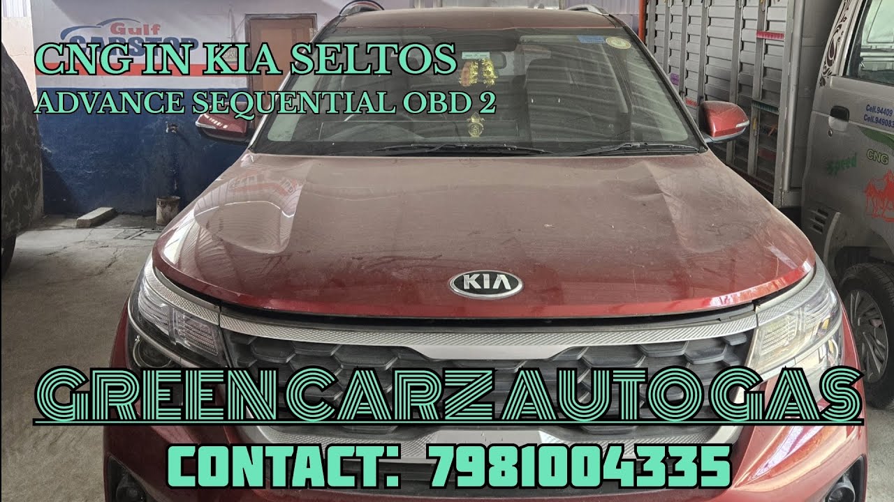 CNG IN KIA SELTOS. @greencarzautogas 