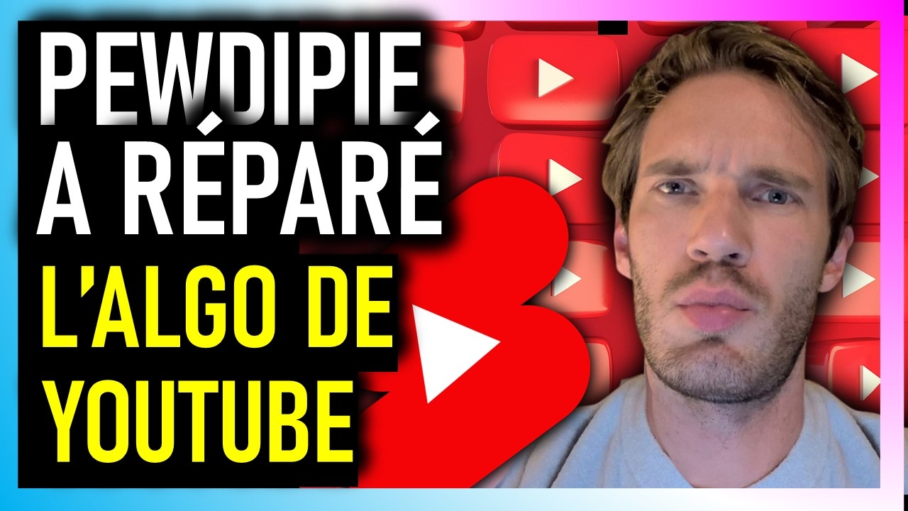 🚨 PEWDIEPIE A RÉPARÉ L’ALGO YOUTUBE AVEC SA PROPRE IA !