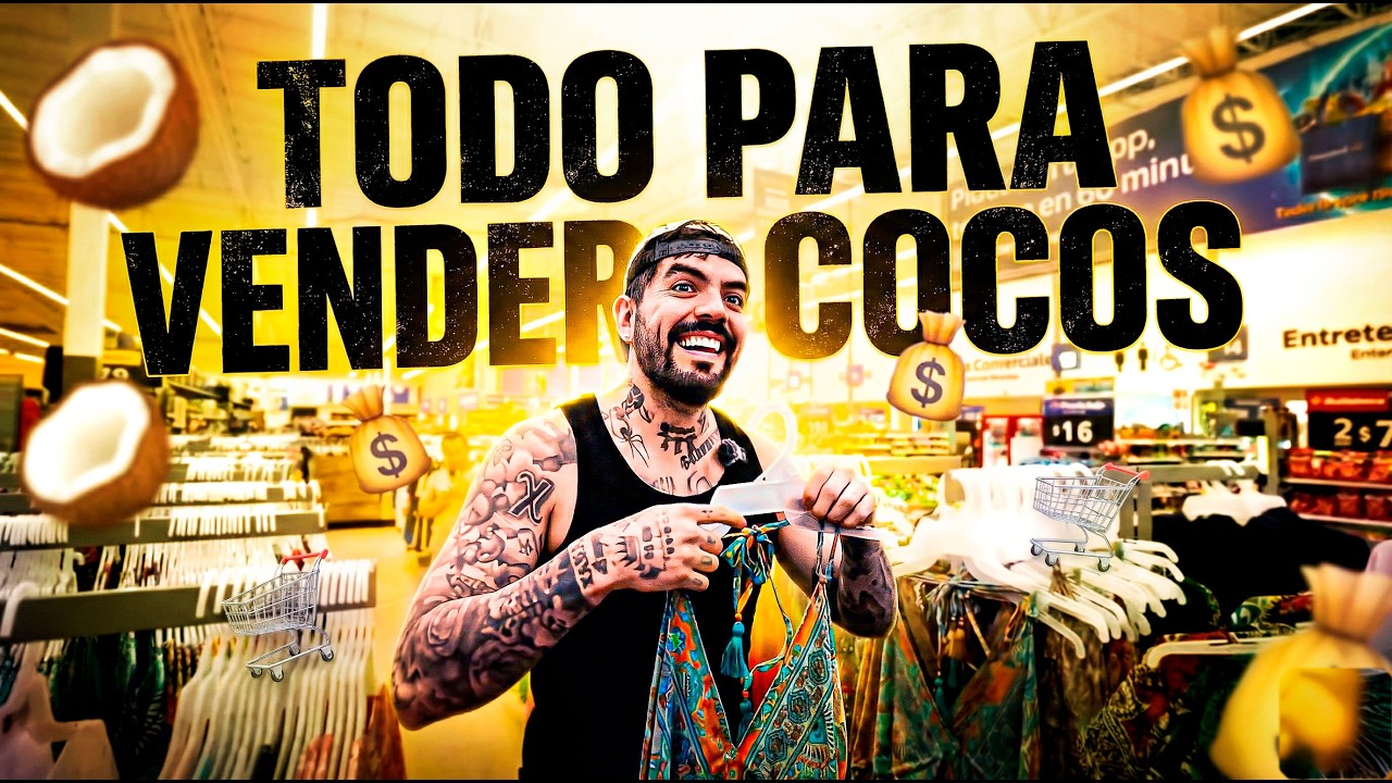 ¿CUÁNTO CUESTA PONER UN PUESTO DE COCOS? (Comprando todo) | ADRIANO ZENDEJAS | SHIFU