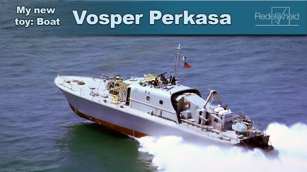 Scale Vosper Perkasa RC Torpedo Boat from Carson