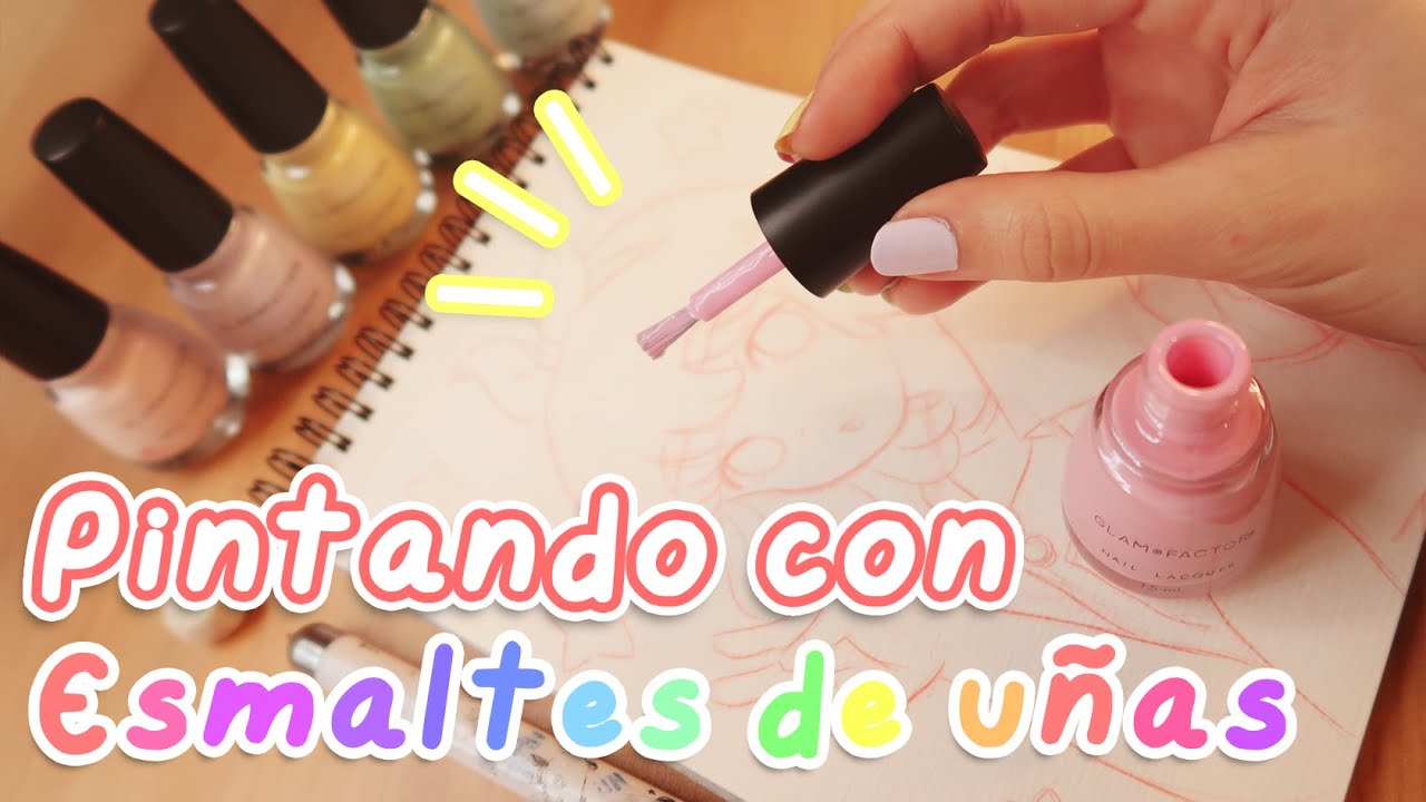 Pintando con esmaltes para uñas PASTELES 💅