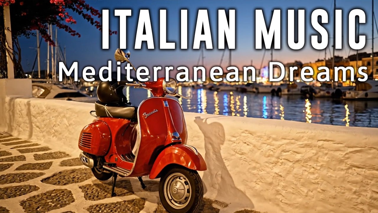🎶 Italian Vibes & Mediterranean Music 🎶 2+ Hours Scenic Amalfi Coast & Lake Como Relaxation 4K