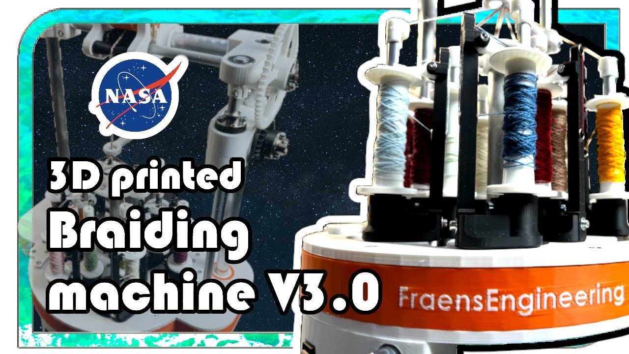 3D printed Braiding machine V3.0