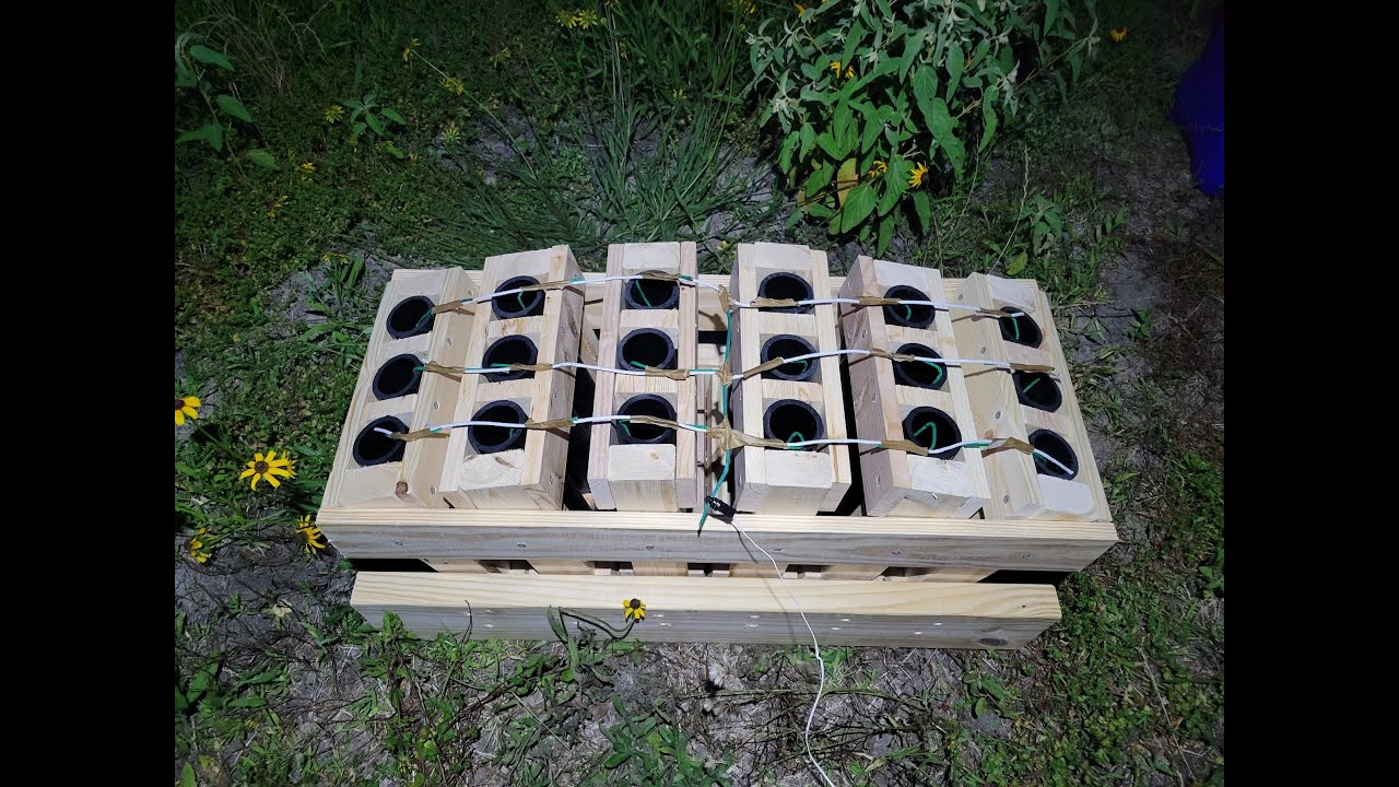 Home-Made Finale Rack 18 Shot #fireworks