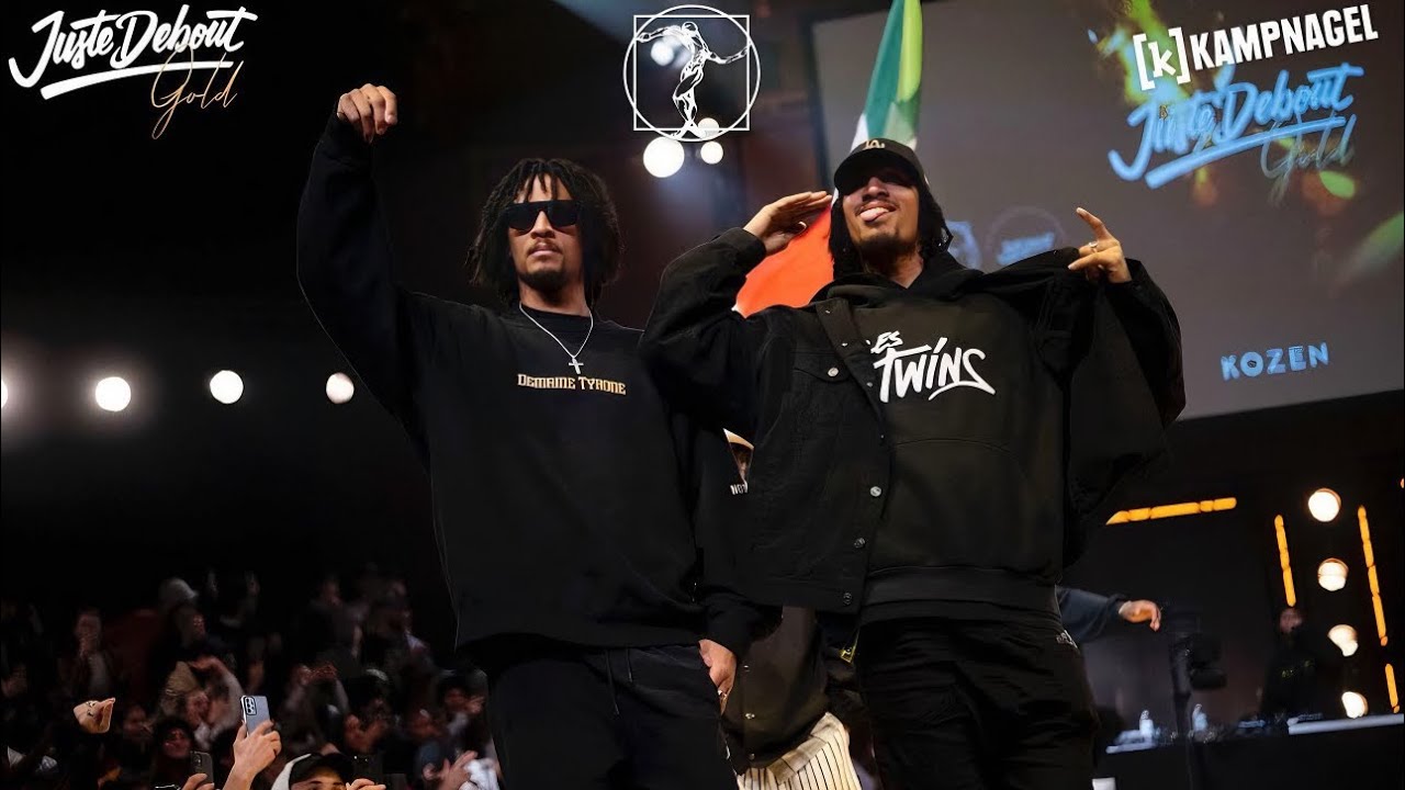 LES TWINS at JUSTE DEBOUT GOLD 2023 @OfficialLesTwins