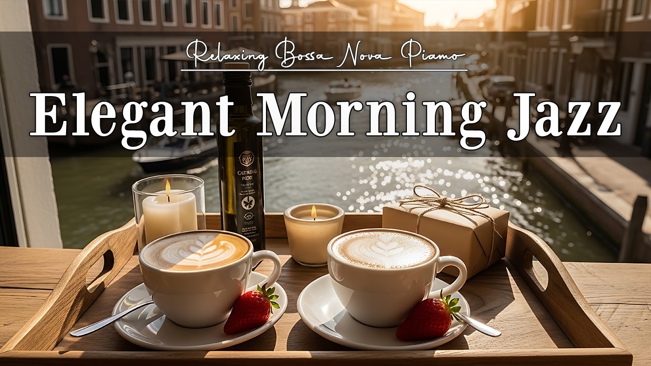 Elegant Morning Coffee Jazz ☕ Soothing Bossa Nova Piano for Focus & Productivity