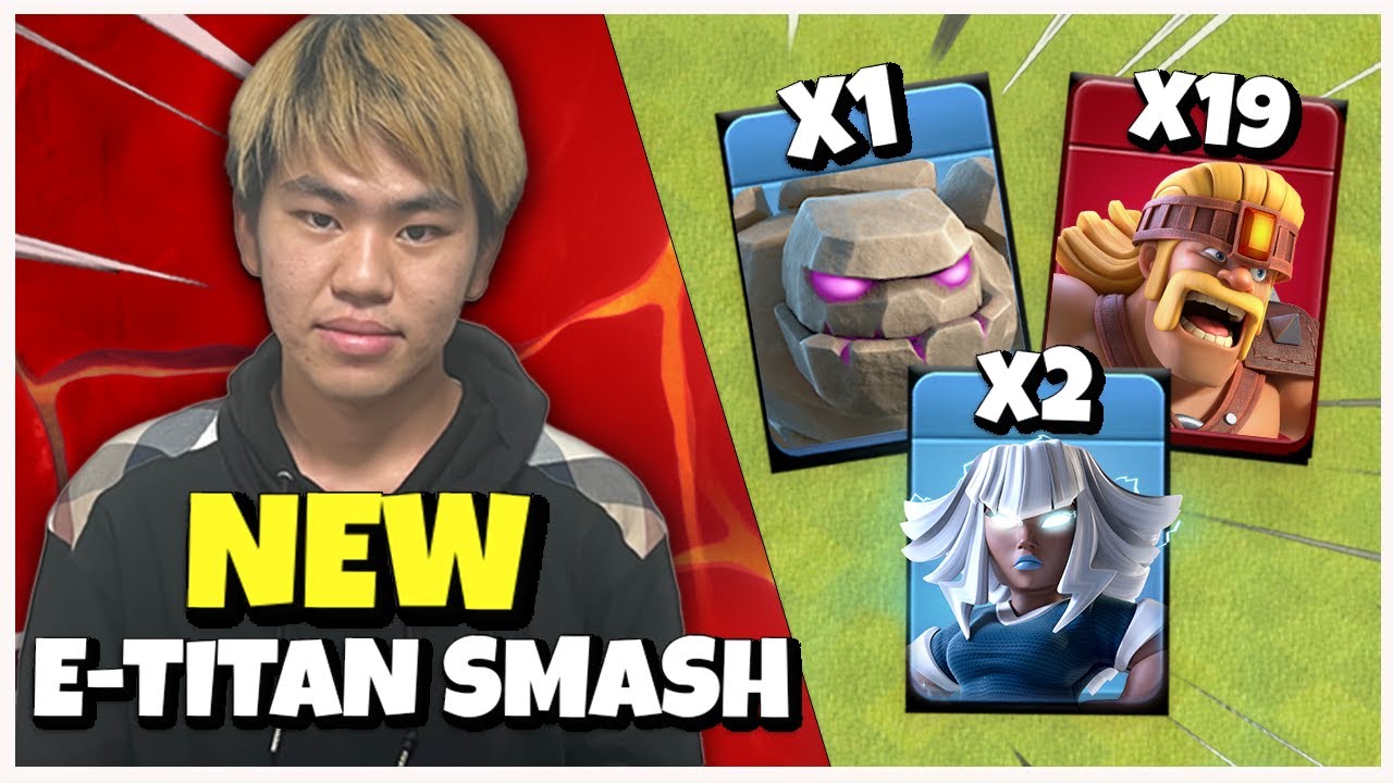 NEW STRONGER VERSION of ELECTRO TITANS SMASH by CHIHAWA | Clash of Clans