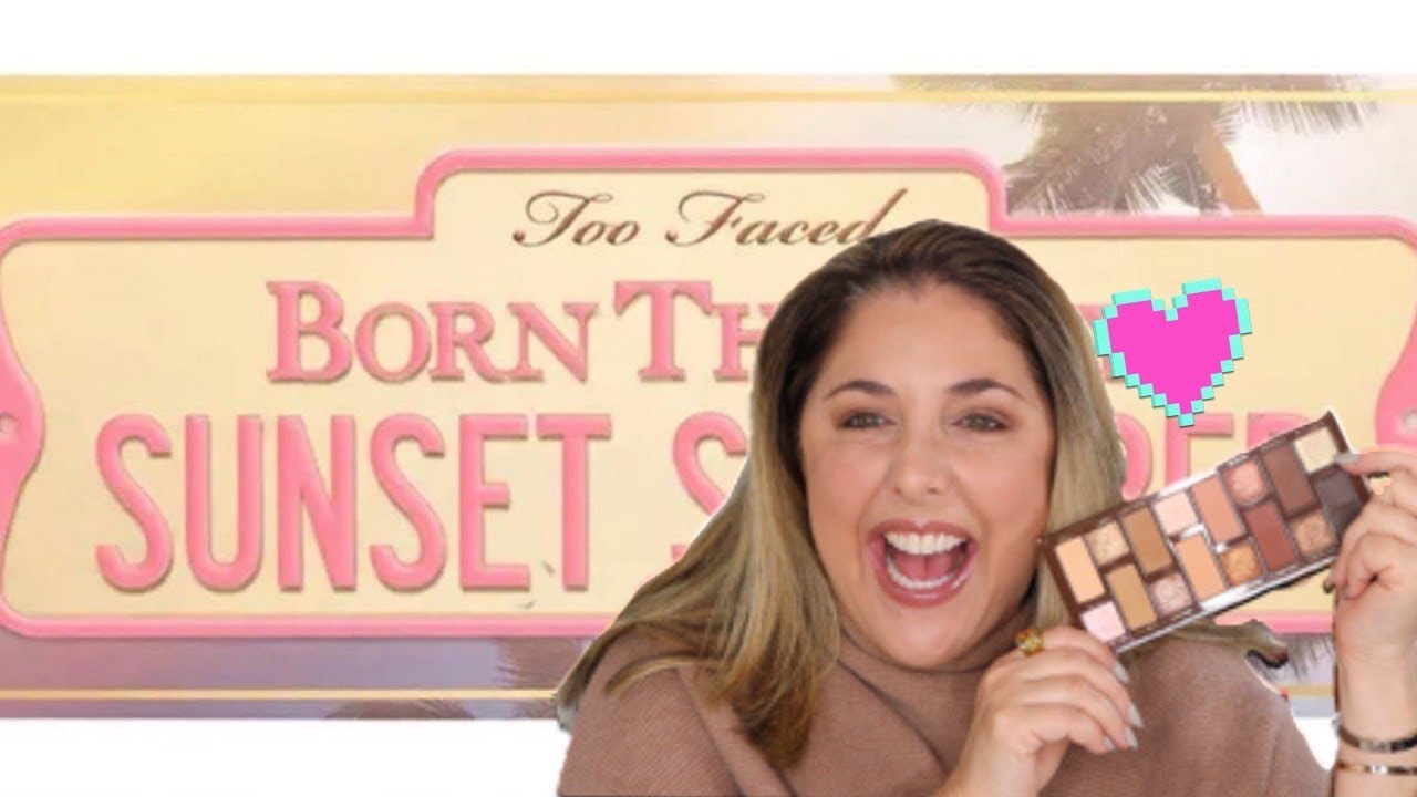 NEW Too Faced Born This Way Sunset Stripped Eye Palette!
