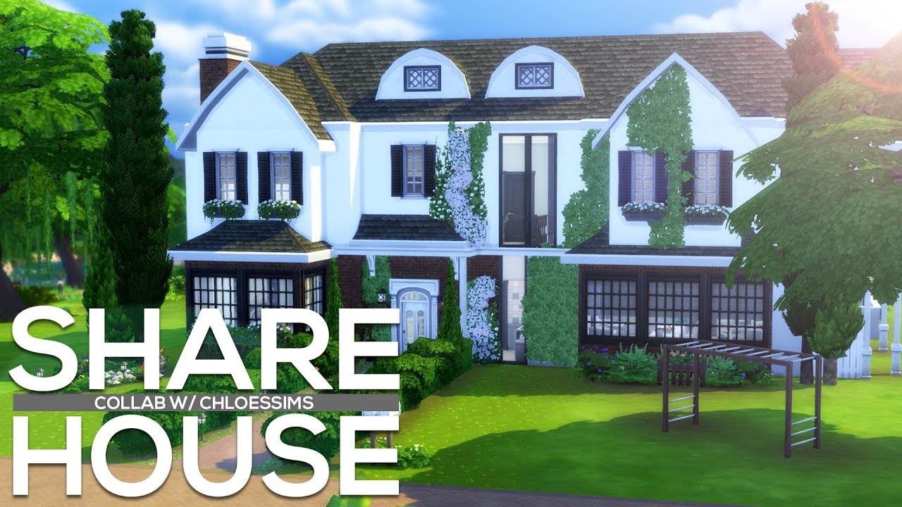 SHAREHOUSE // Collab w/ Chloessims / Sims 4 Speedbuild