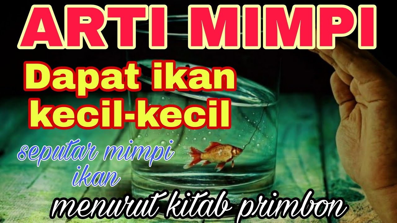 Arti Mimpi Menangkap ikan kecil kecil || PRIMBON JAWA LENGKAP