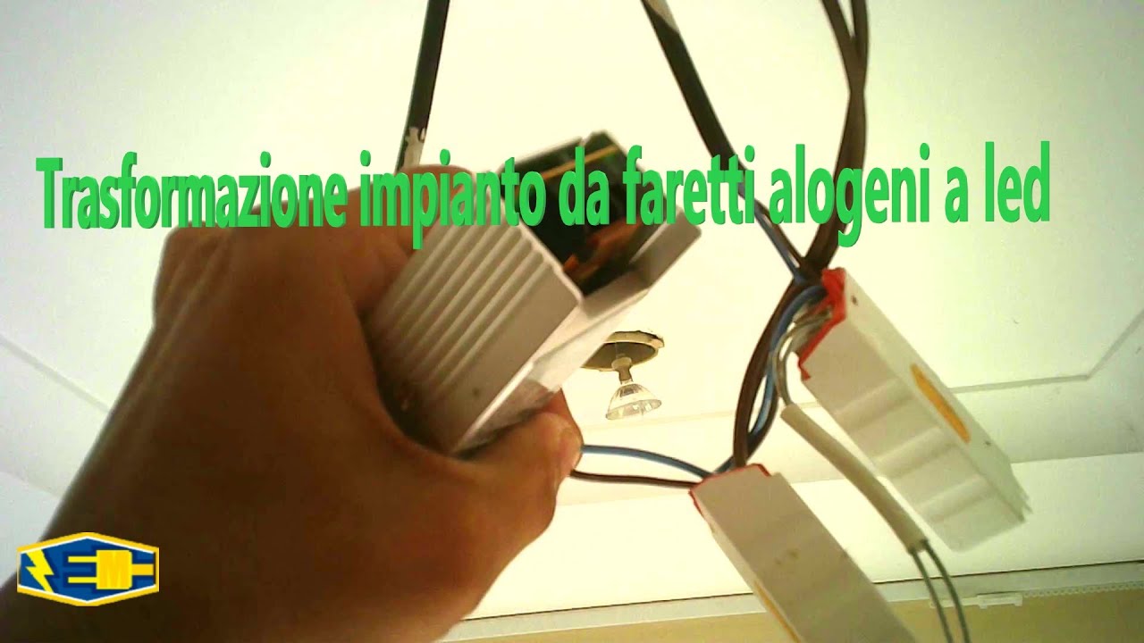 sostituzione faretti alogeni con faretti led
