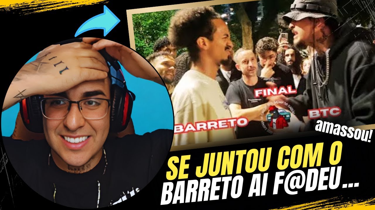 KANT REAGE A  [FINAL HISTÓRICA 🔥] BARRETO X BTC | FINAL | 59ª EDIÇÃO BATALHA DO CARRÃO