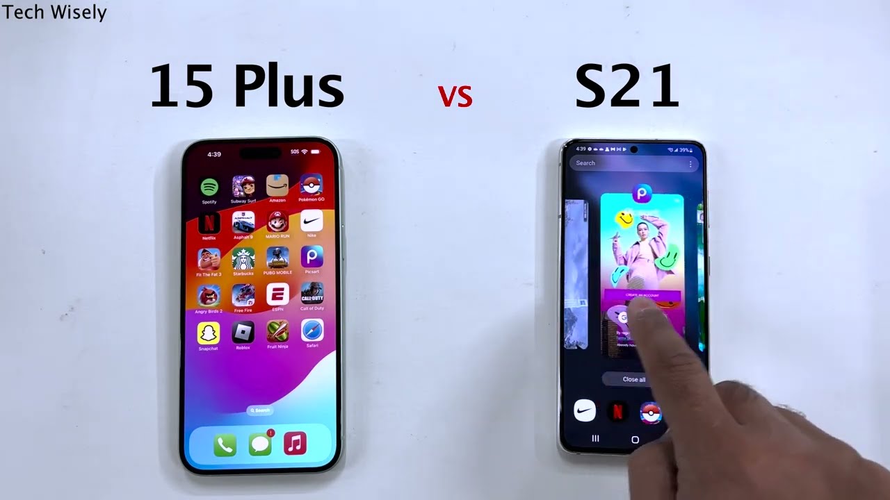 iPhone 15 Plus vs SAMSUNG S21 - Speed Performance Test