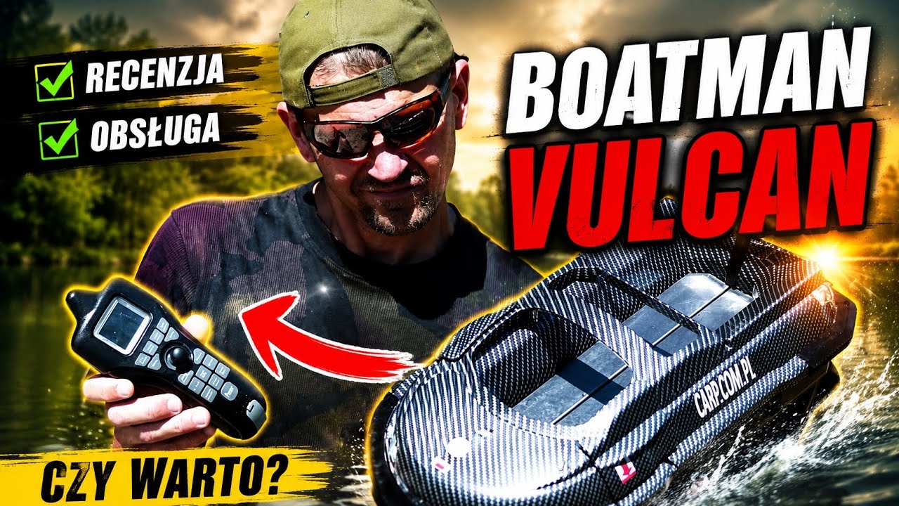 Boatman VULCAN GPS - recenzja ł&oacute;dki oraz instrukcja obsługi